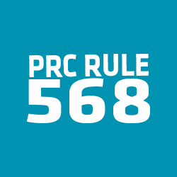 PRC Rule 568