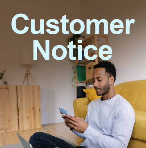 customer notice