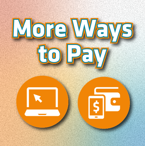 more ways to pay