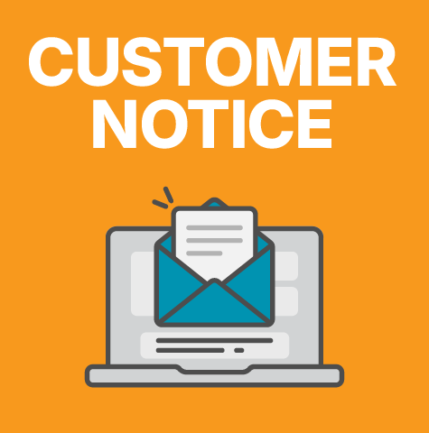 Blackstone customer notice