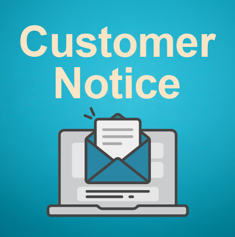 customer notice