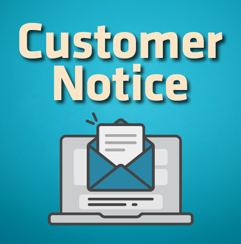 customer notice blackstone