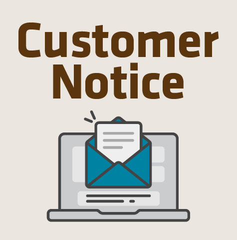 customer notice