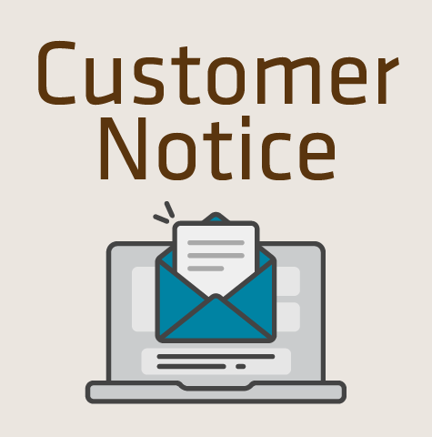 customer notice