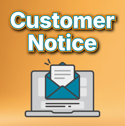 customer notice