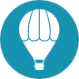 Hot Air Balloon Icon