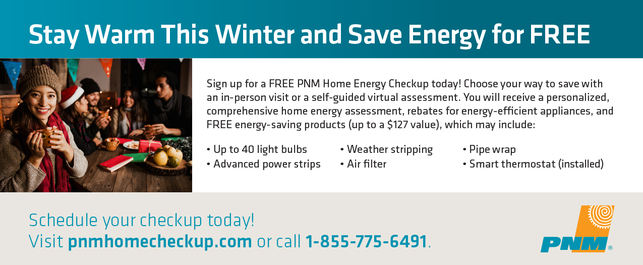 Stay warm this winter and save energy for FREE