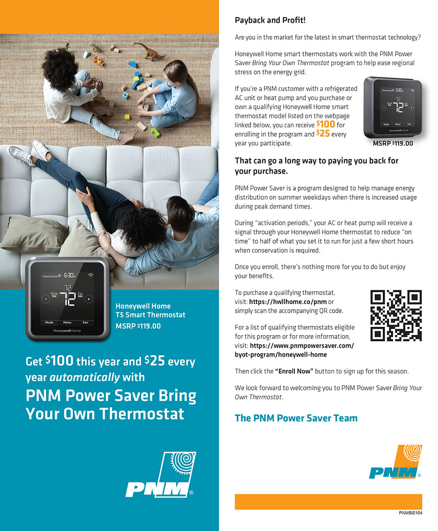 PNM Power Saver Bring Your Own Thermostat pnmprod