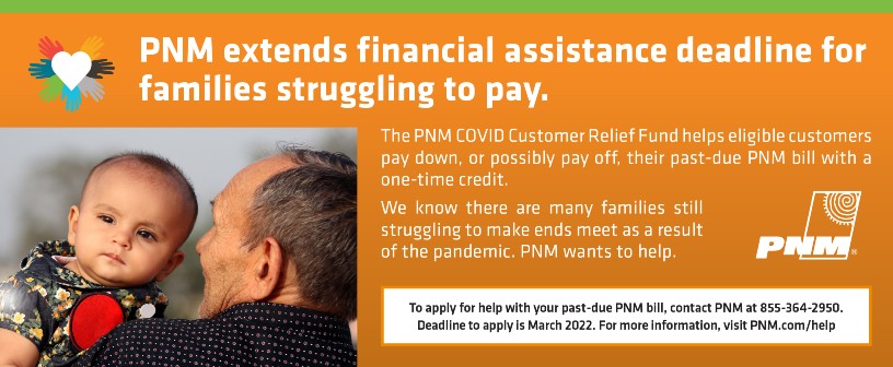 PNM extends assistance deadline for families struggling to pay