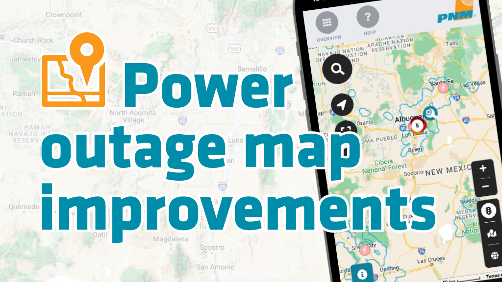 Power outage map improvements