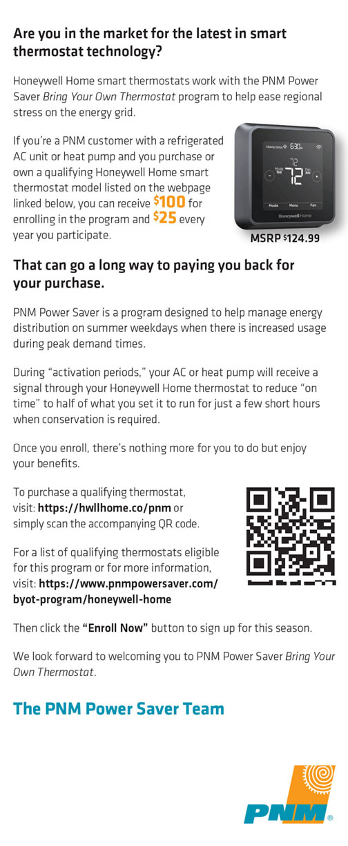 PNM Power Saver Bring Your Own Thermostat