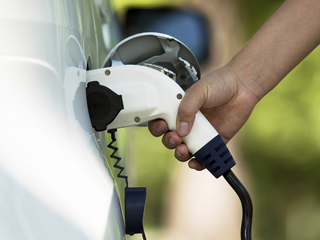 Charging an electric vehicle Charging an electric vehicle