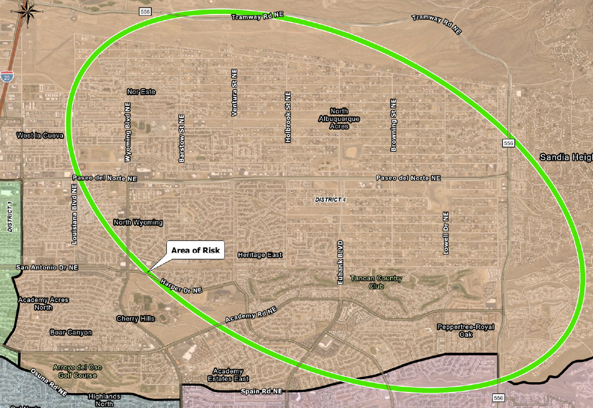 Area where conservation is requested