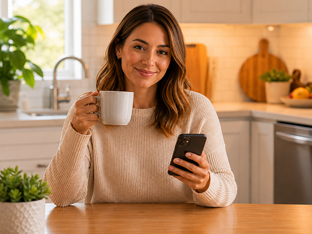 Woman signed up for Paperless Billing