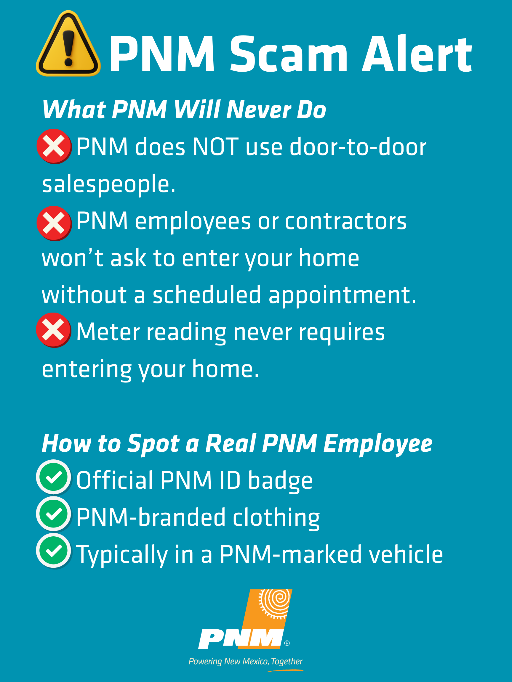 PNM Scams