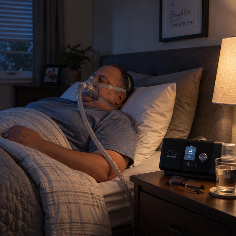 Customer depending on medical equipment